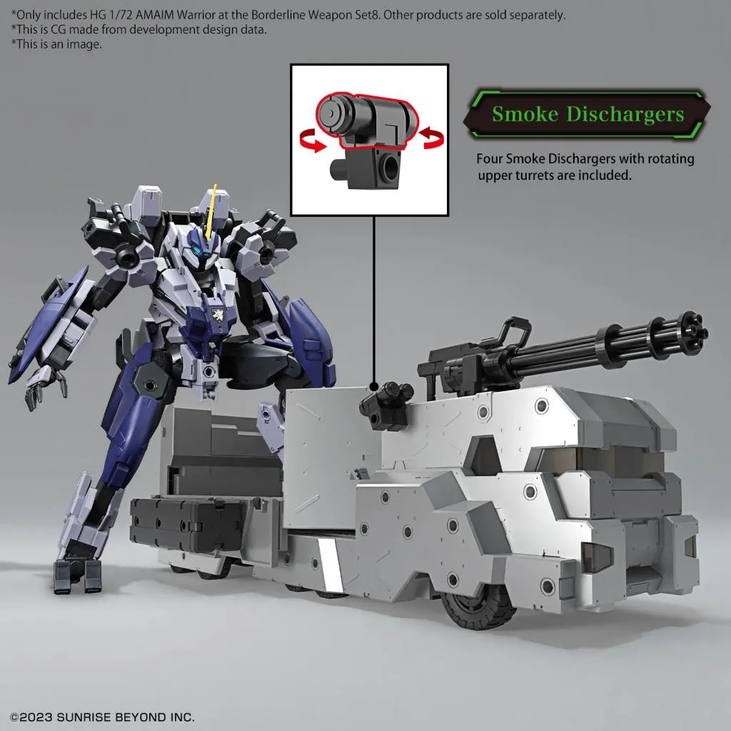 AMAIM -HG 1/72 AMAIM Warrior at the borderline Weapon Set 8 -Model Kit